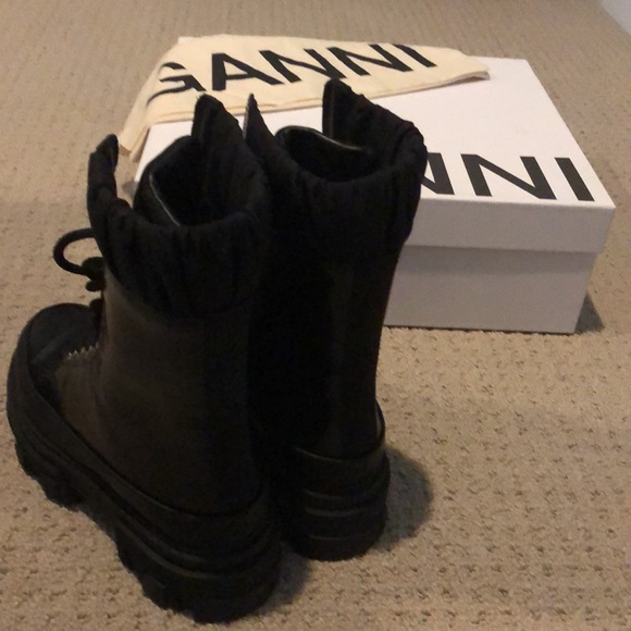 NEW Ganni black combat boot!! - Picture 4 of 4